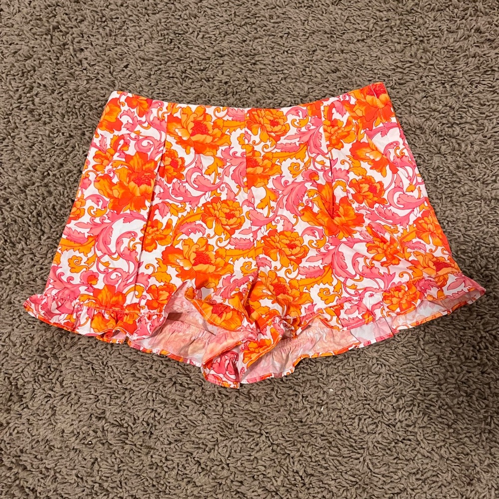 Janie and Jack Floral Kids Shorts